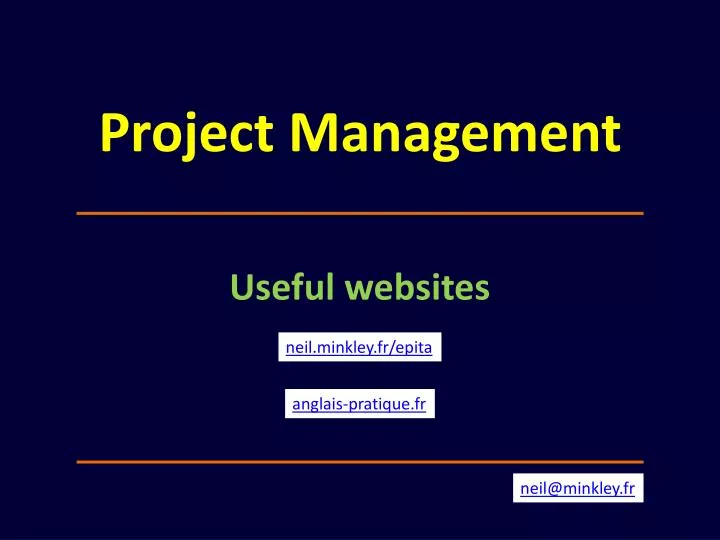 project management