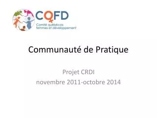 communaut de pratique