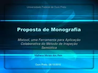 proposta de monografia