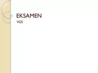 eksamen