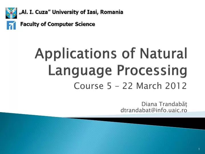 applications of natural language processing