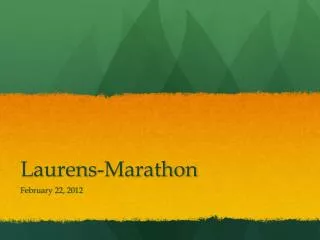 Laurens-Marathon
