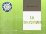 LA BELGIQUE - slide 1
