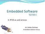 Embedded Software - slide 1