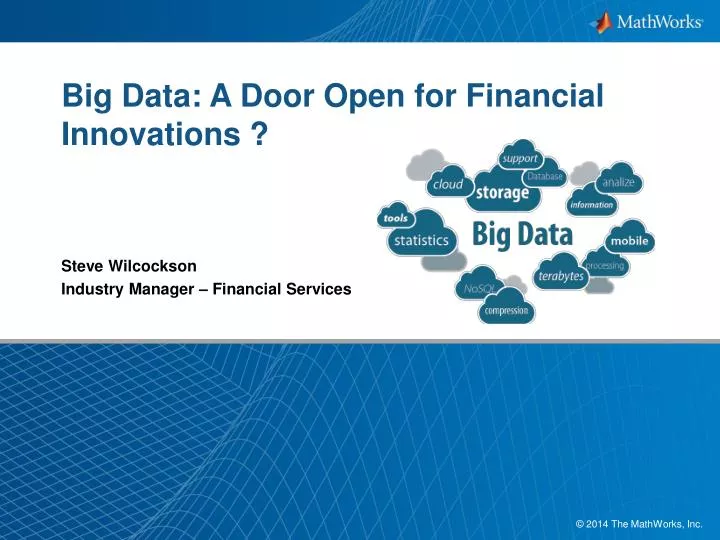 big data a door open for financial innovations