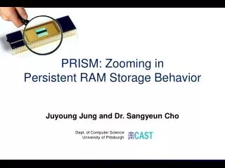 PRISM: Zooming in Persistent RAM Storage Behavior