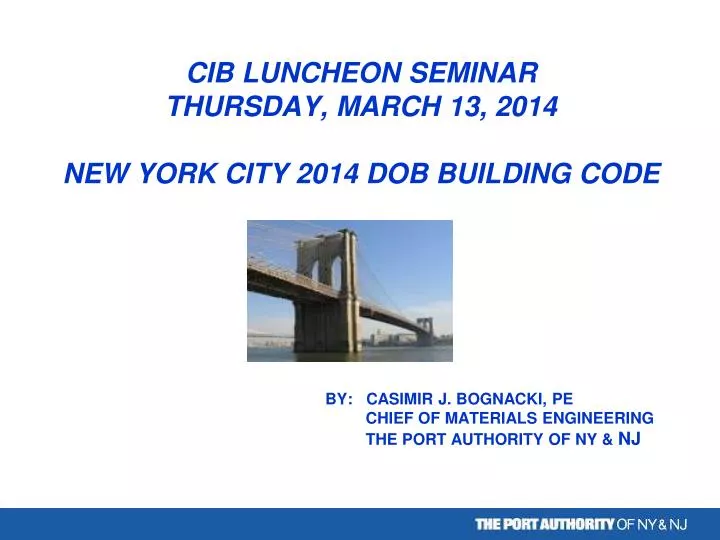 cib luncheon seminar thursday march 13 2014 new york city 2014 dob building code