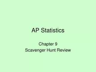 AP Statistics