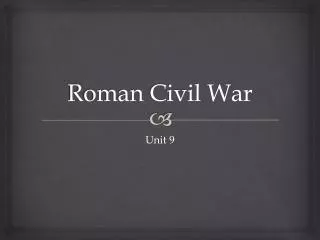 Roman Civil War