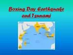 Boxing Day Earthquake and Tsunami