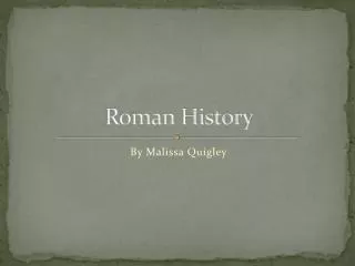 Roman History