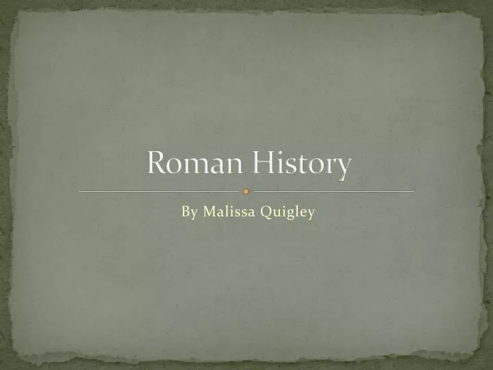 roman history