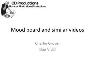 Mood board and similar videos