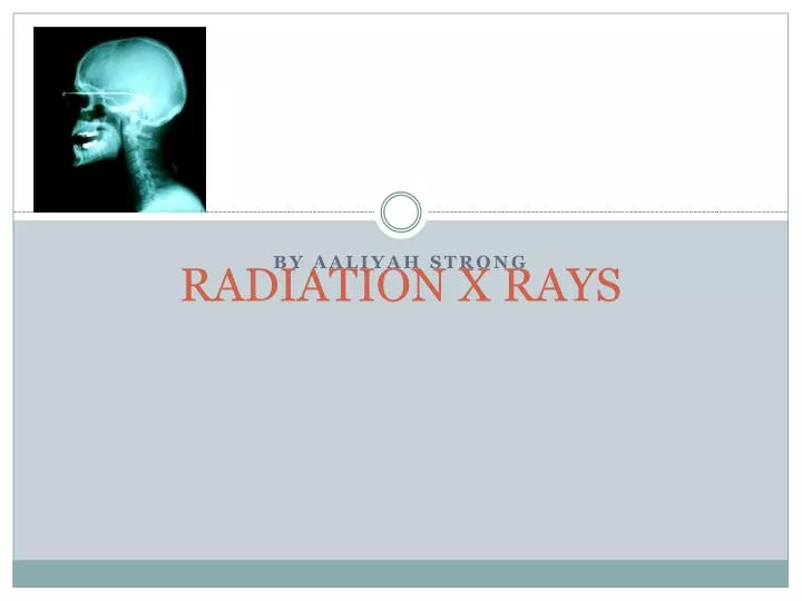 radiation x rays