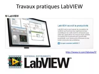 travaux pratiques labview