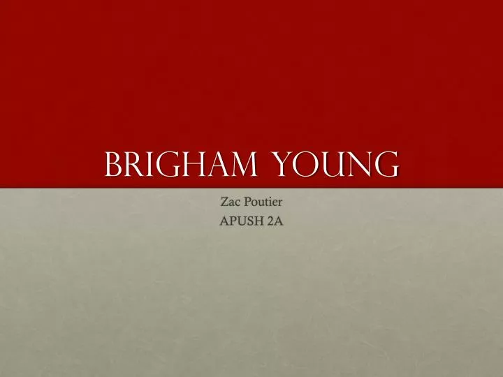 brigham young