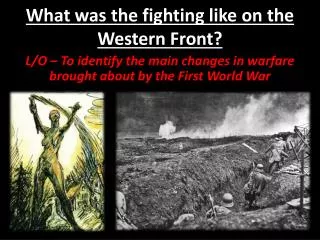 What was the fighting like on the Western Front?