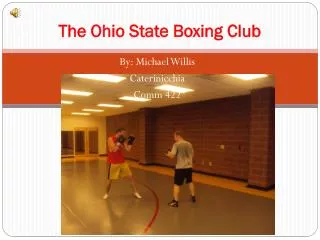 The Ohio State Boxing Club