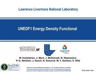 UNEDF1 Energy Density Functional