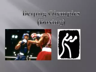 Beijing Olympics (Boxing)