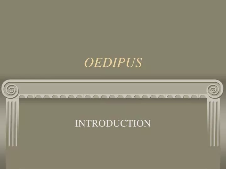 oedipus