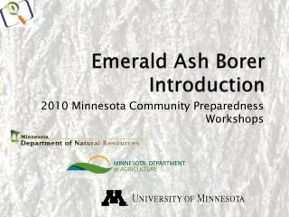Emerald Ash Borer Introduction