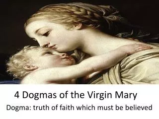 4 Dogmas of the Virgin Mary