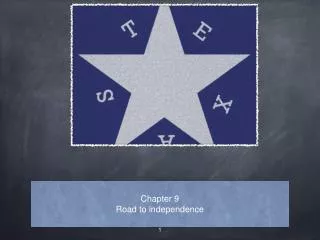 Chapter 9 Road to independence