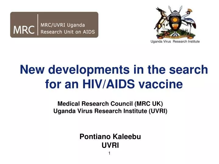 new developments in the search for an hiv aids vaccine