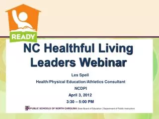 NC Healthful Living Leaders Webinar
