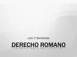 Derecho romano - slide 1