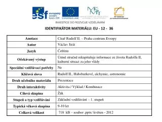 Identifikátor materiálu: EU - 12 - 36