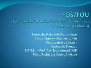 fos fou fran ais sur objectifs sp cifiques fran ais sur objectifs universitaires