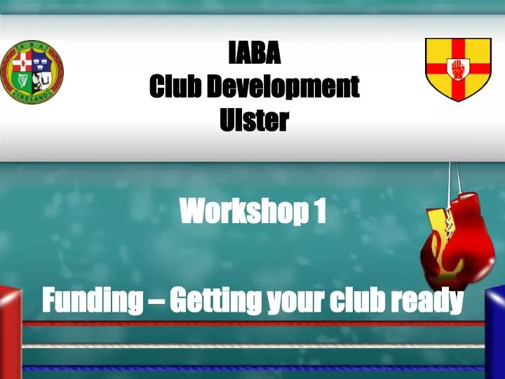 workshop 1 iaba club development ulster