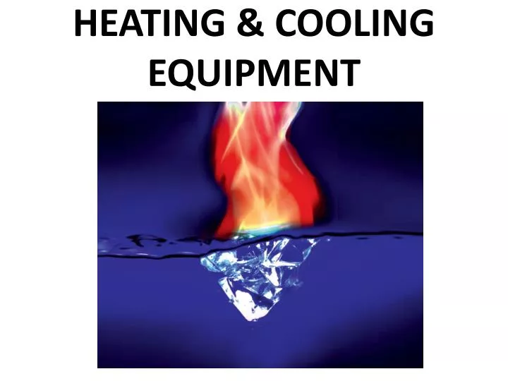 heating cooling equipment