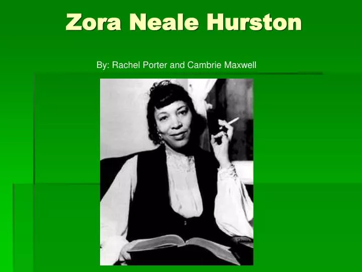Zora Neale Hurston: The Real Deal, American Woman Writer (1891-1960) -  Nasty Women Writers