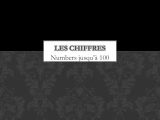 les chiffres
