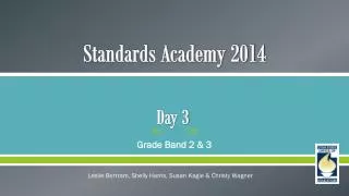 Standards Academy 2014