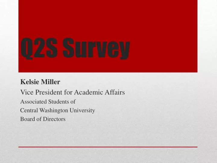 q2s survey