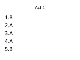act 1