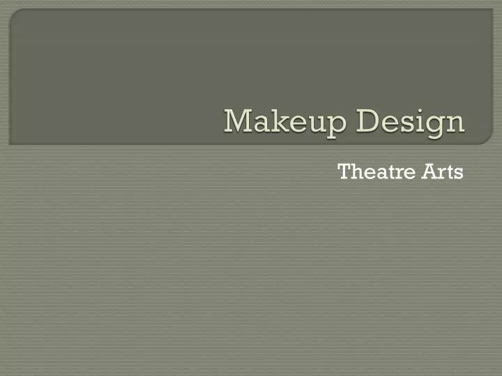 makeup design