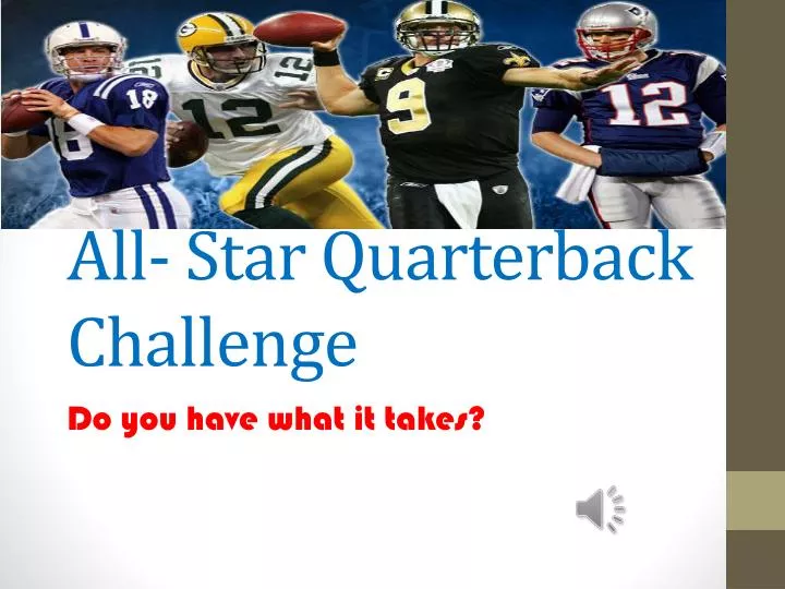 all star quarterback challenge