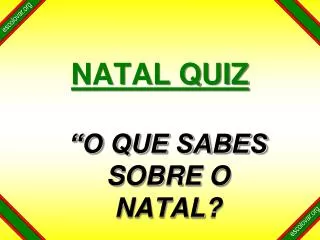 natal quiz