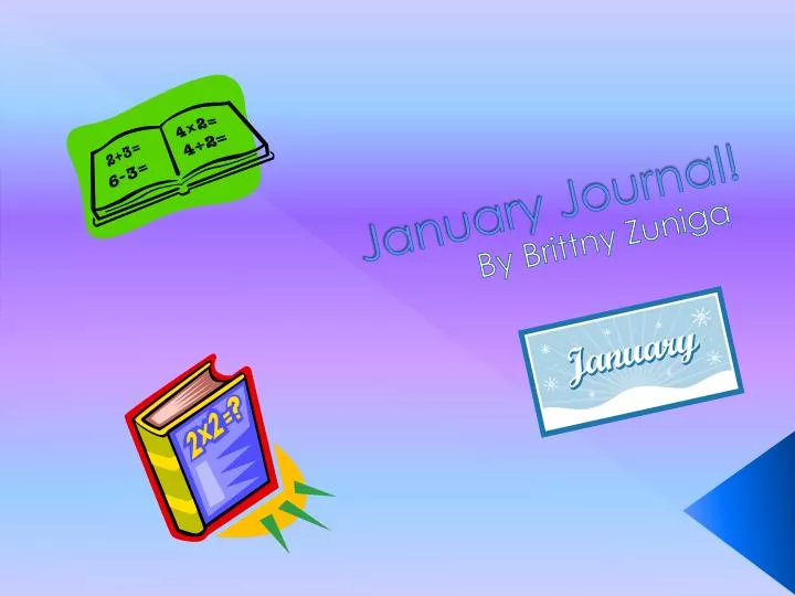 january journal