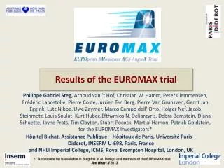 Results of the EUROMAX trial