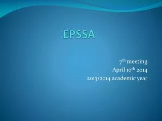 EPSSA