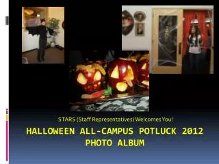 Halloween all-campus Potluck 2012 photo album