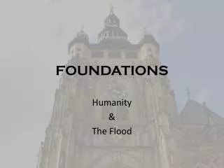 FOUNDATIONS