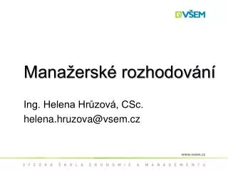 mana ersk rozhodov n