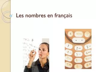 les nombres en fran ais